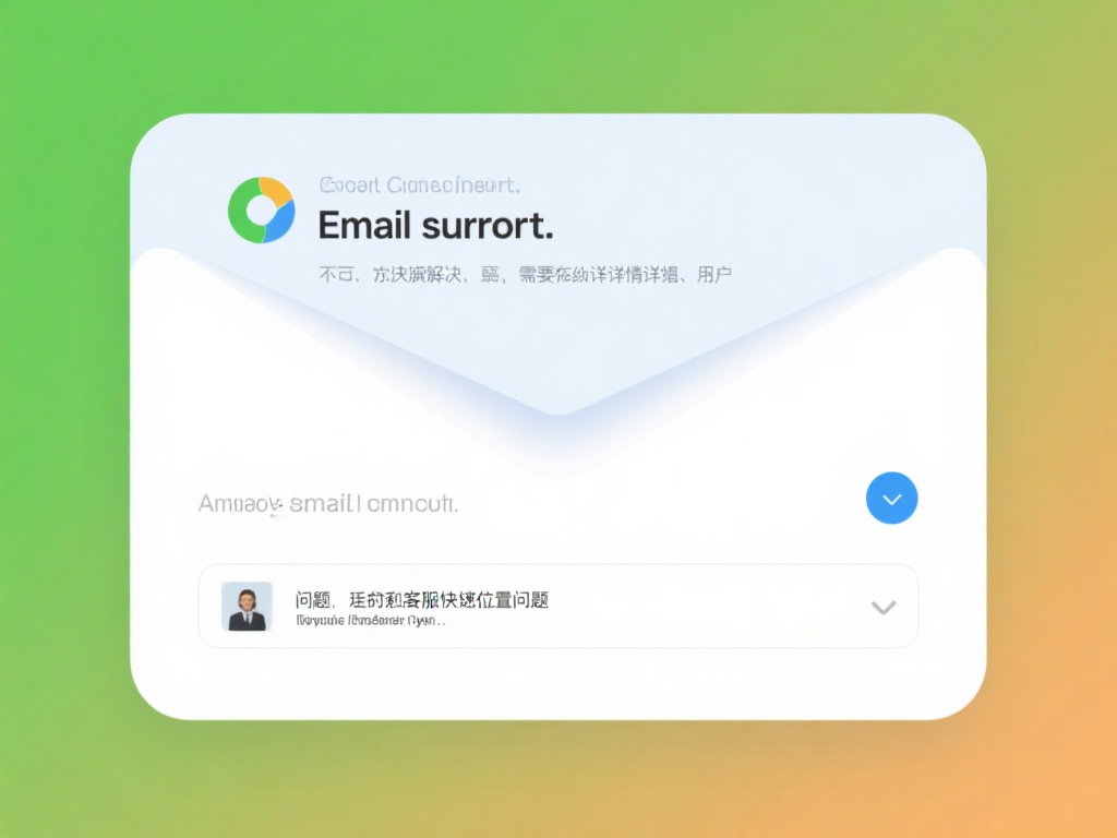 电子邮件支持：对于不急于解决或需要提交详细信息的用
